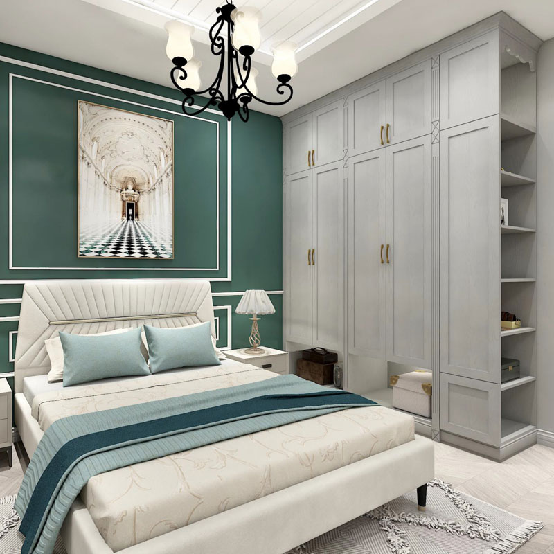 PVC sovrum och gå i rumsgarderober